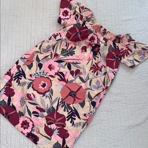 Loft tropical print dress